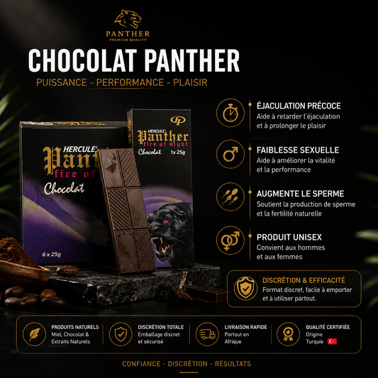 CHOCOLAT PANTHER — Effet Rapide & Discret